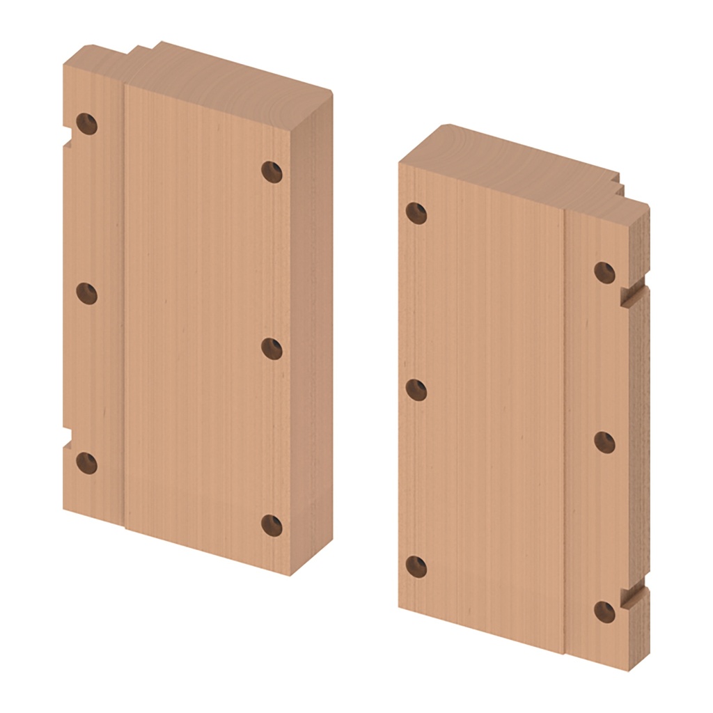 [9042008] TECEPROFIL HOLZPLATTEN-SET ZUR BEFESTIGUNG VON KLAPPSTÜTZEN