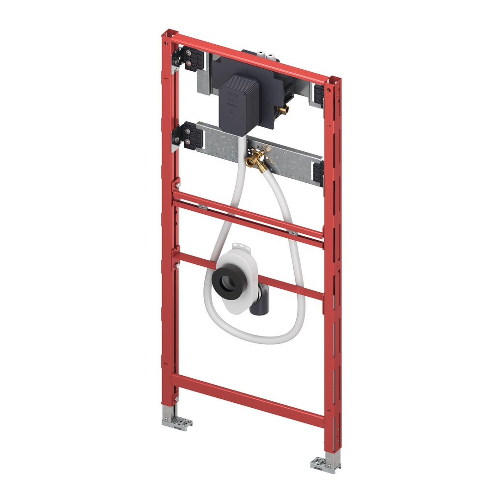TECEPROFIL URINAL-EINBAURAHMEN MIT TECE DRUCKSPÜLGEHÄUSE U 2 - BAUHÖHE 1120 MM - INKL. GERUCHSVENTIL