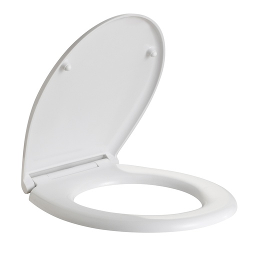 [AL-ECO1303] ECO ELVIA WC-SITZ – SOFT-Close – Schnellverschluss – Duroplast – Edelstahlscharniere – glänzendes Weiß