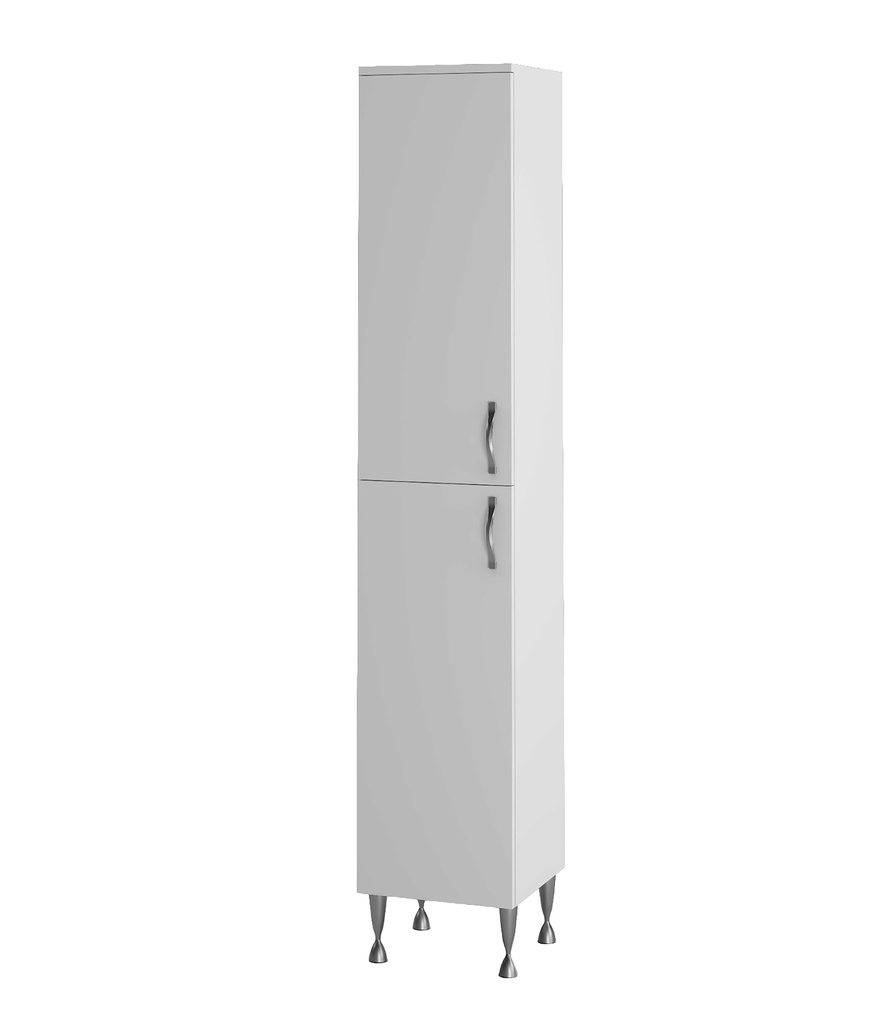 [ALECO0192] ALECO SÄULENSCHRANK – LINKS – 35X190X35CM – WEISS