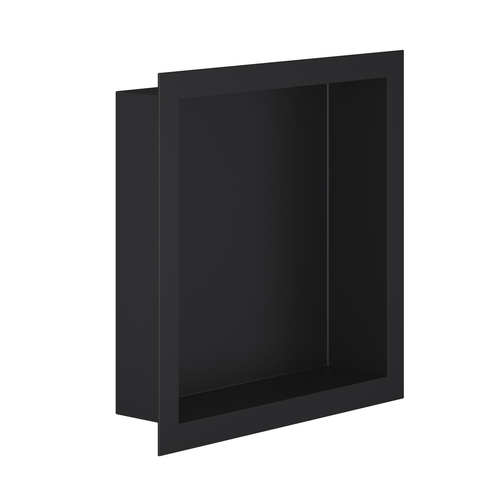 [BEC30MB] EINBAUKASTEN (300X300X70MM) - MATTSCHWARZ