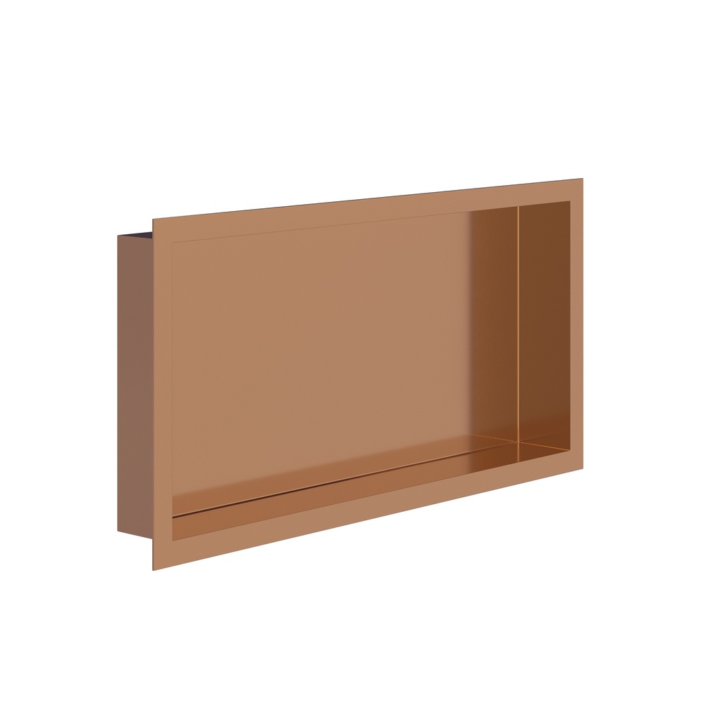[BEC60BC] EINBAUKASTEN (300X600X70MM) - GEBÜRSTETES KUPFER