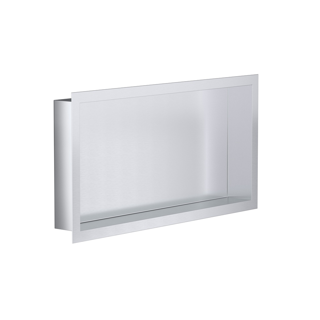 [BEC60BS] EINBAUKASTEN (300X600X70MM) - GEBÜRSTETER EDELSTAHL