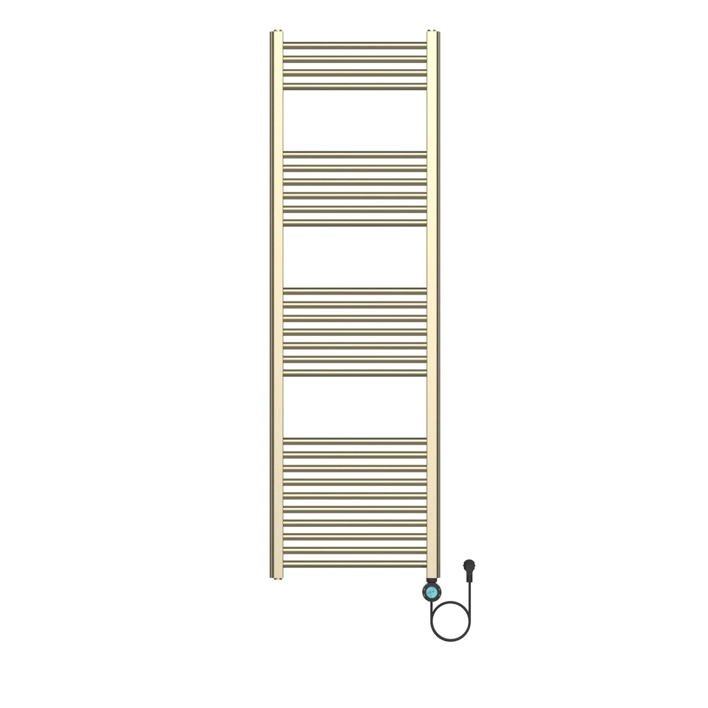 [BEGO1600500] BELRAD ELEKTRISCHER HANDTUCHTROCKNER – SMART WIFI – RECHTER ANSCHLUSS – 900 W – 1600 x 500 mm – gebürstetes Gold