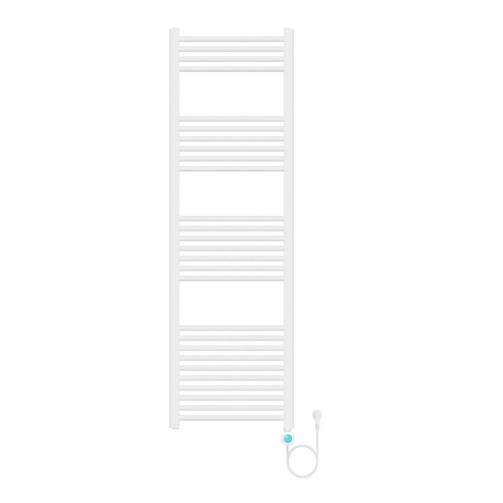 BELRAD ELEKTRISCHER HANDTUCHTROCKNER – SMART WIFI – RECHTER ANSCHLUSS – 900 W – 1600 x 500 mm – mattweiß