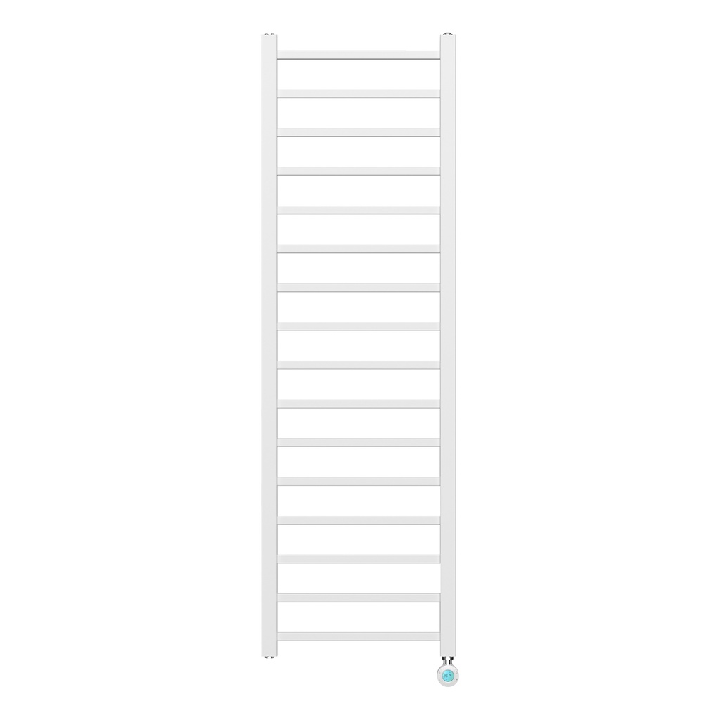 BELRAD ELEKTRISCHER HANDTUCHTROCKNER - MIT DIGITALEM, PROGRAMMIERBAREM THERMOSTAT - RECHTER ANSCHLUSS - 551 W - 1600X500 MM - WEISS