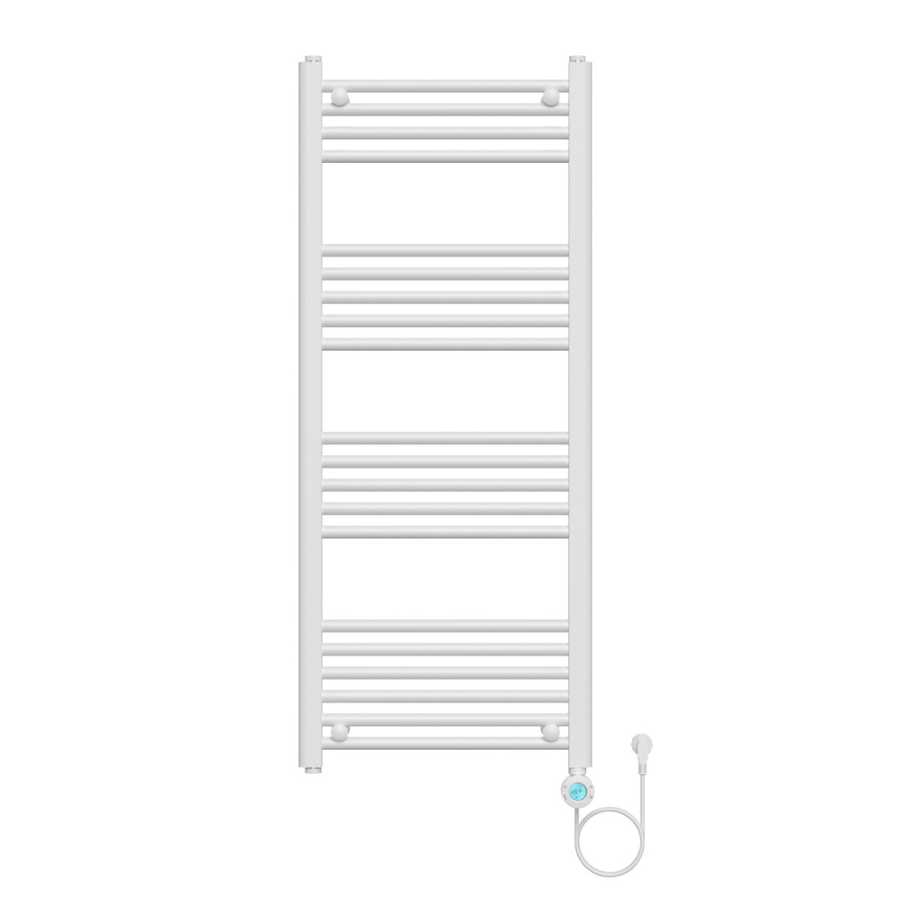 [BEWF1200500] BELRAD ELEKTRISCHER HANDTUCHTROCKNER – SMART WIFI – RECHTER ANSCHLUSS – 700 W – 1200 x 500 mm – glänzendes Weiß