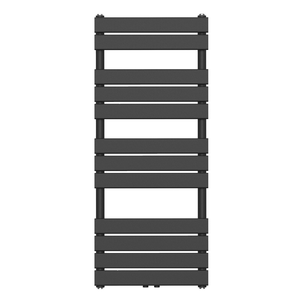 HANDTUCHHEIZKÖRPER MITTENVERBINDUNG SCHWARZ 1200X500-593W