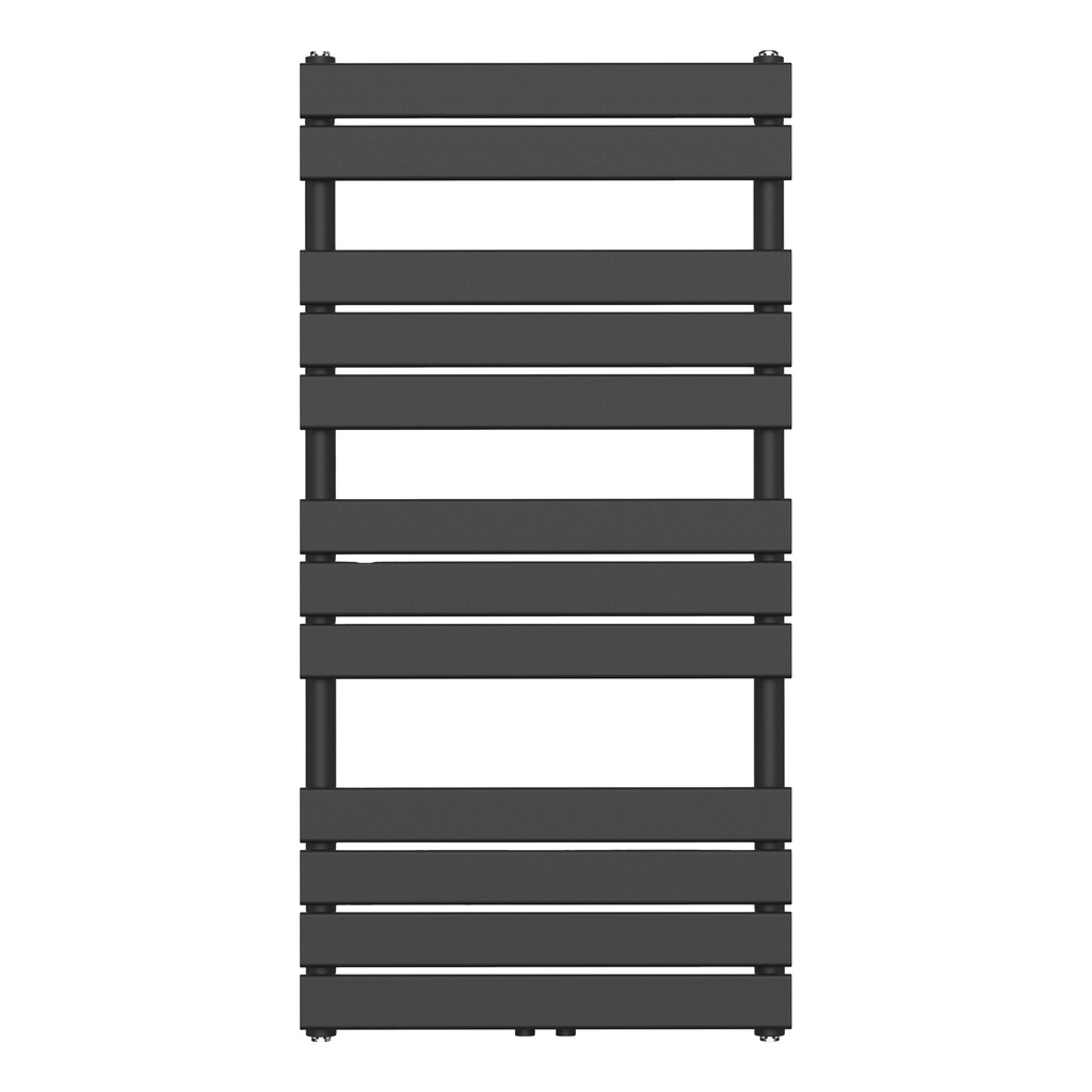 [BFRZ1200600] HANDTUCHHEIZKÖRPER MITTENANSCHLUSS SCHWARZ 1200X600-681W