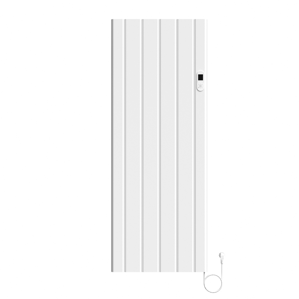 BELRAD ELEKTROHEIZKÖRPER – MIT DIGITAL PROGRAMMIERBAREM THERMOSTAT – SMART WIFI – 2000 W – 1600 x 608 x 90 mm – glänzendes Weiß
