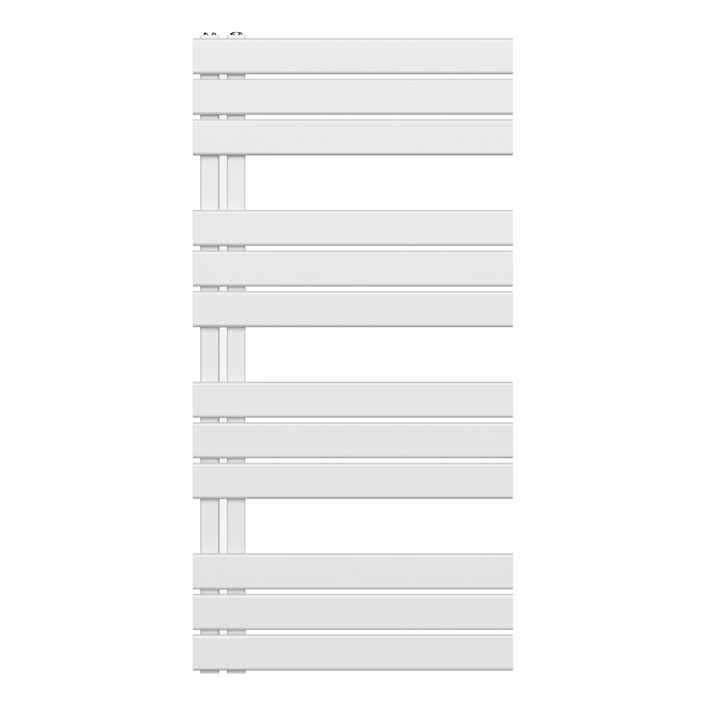 [BUCW1200600] HANDTUCHHEIZKÖRPER LINKER ANSCHLUSS/KAMM - WEISS 1200X600-681W