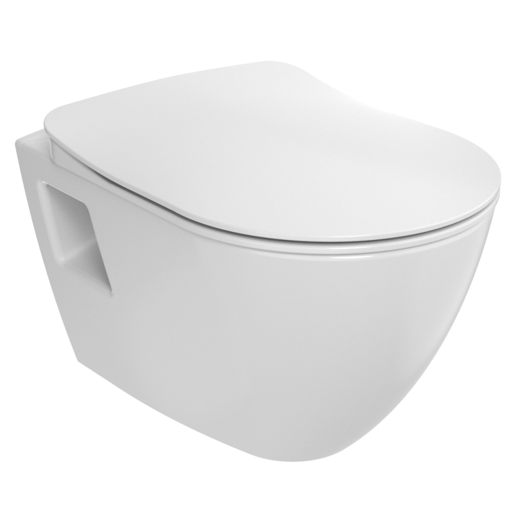Design-Wand-WC – Weiß