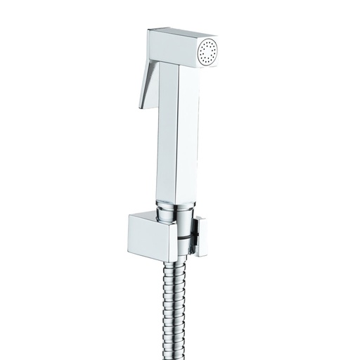 [SOLR4] Design Set WC-Bidetbrause Eckig – Chrom
