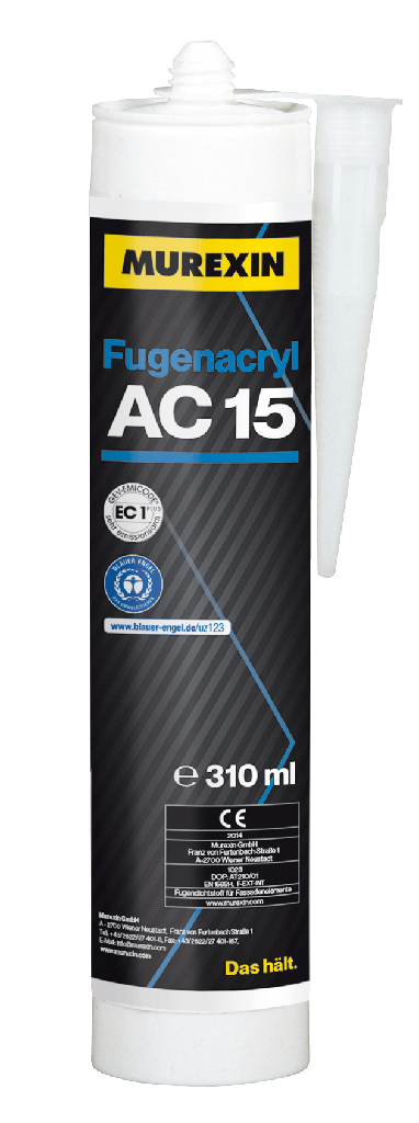 [13939] AC 15 Joint Acrylic, White, 310 ml