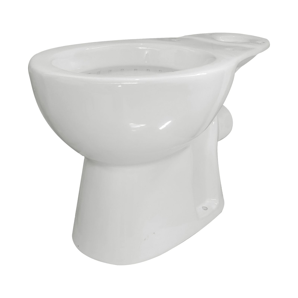 ECO STEHENDE TOILETTE – P-FALLE – WANDAUSPUFF – GLÄNZEND WEISS