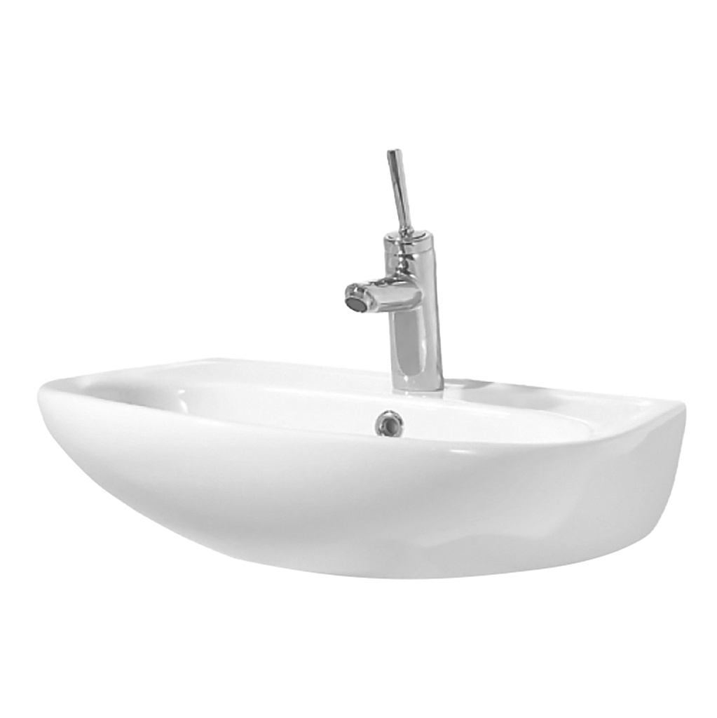 [SD060-00CB00E-0000] Sedef Keramik Waschtisch Weiß Mit Armaturenloch 60 × 45 cm