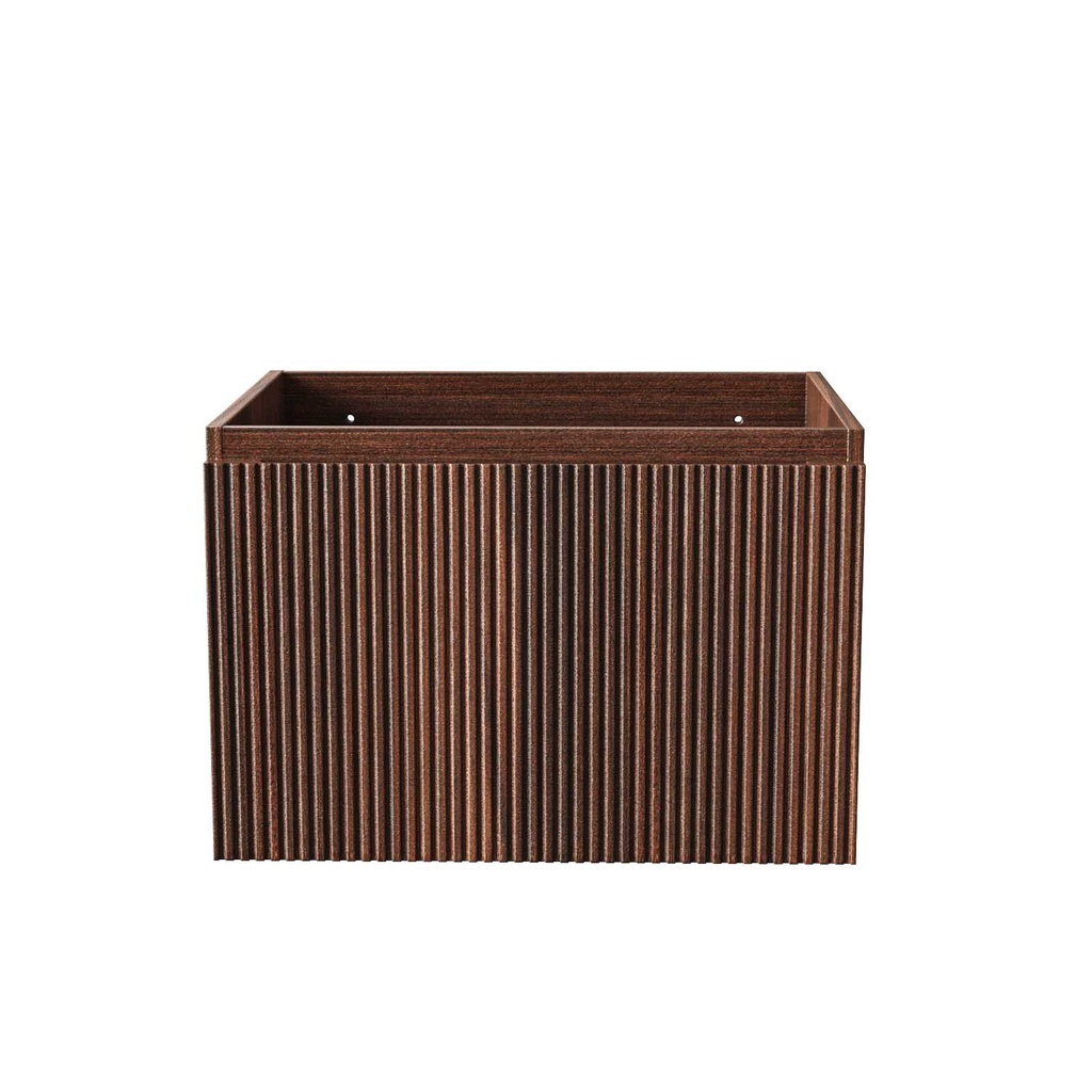 ELA WASCHBECKEN-UNTERSCHRANK - 1 SCHUBLADE - GRIFFLOS - SOFT-Close - 60X40X45 CM - WENGE