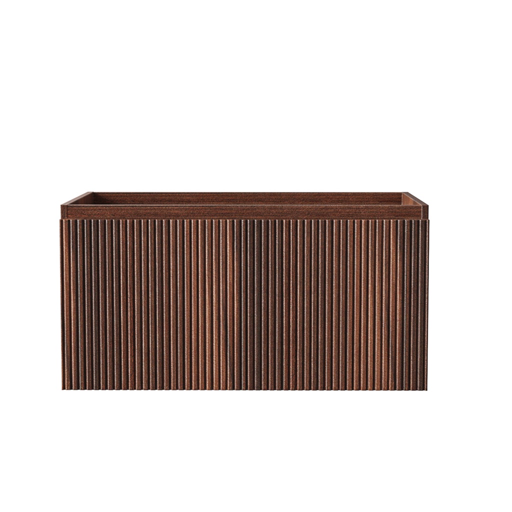 [ELA-080EIK] ELA WASCHBECKEN-UNTERSCHRANK – 1 SCHUBLADE – GRIFFLOS – SOFT-Close – 80X40X45 CM – WENGE