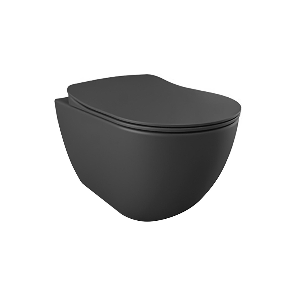 [FE322-00AM00E-0005] CREAVIT FREIHÄNGENDE TOILETTE MIT BIDET – ANTHRAZIT MATT