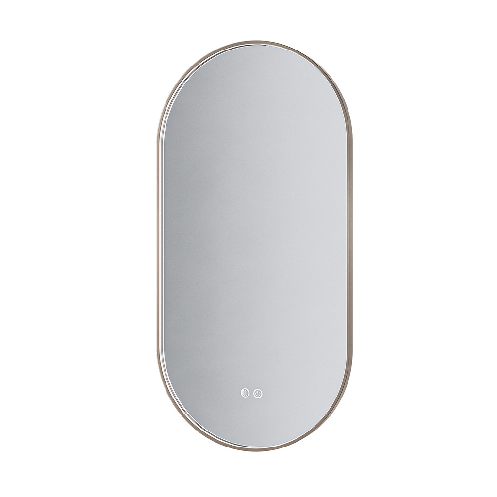 [LDHU2010-BB] AVALO LED-SPIEGEL – 50X100CM – GEBÜRSTETE BRAUNE BRONZE