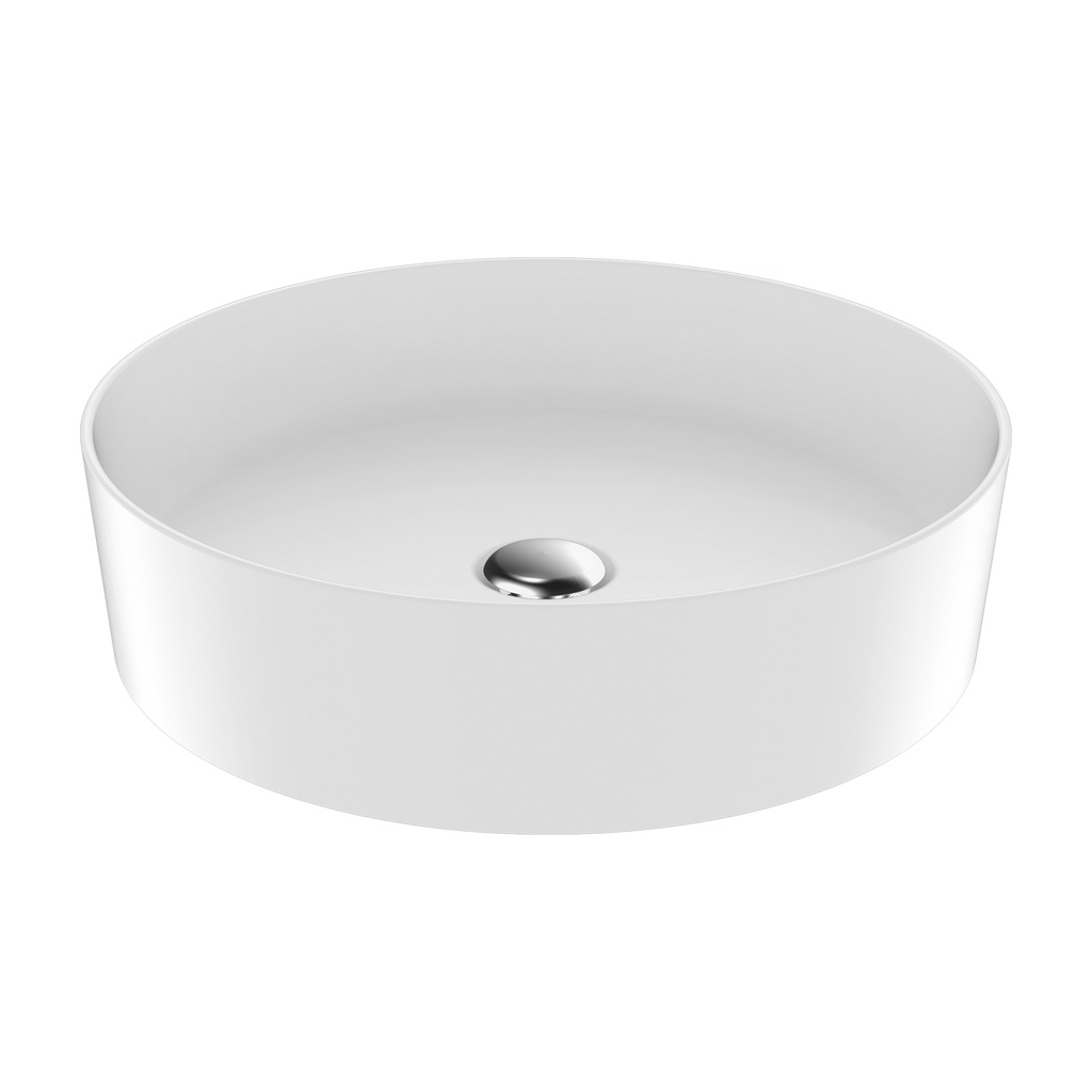 CREAVIT LOOP VERLÄNGERTE WASCHSCHÜSSEL (45 CM) – MATTWEISS