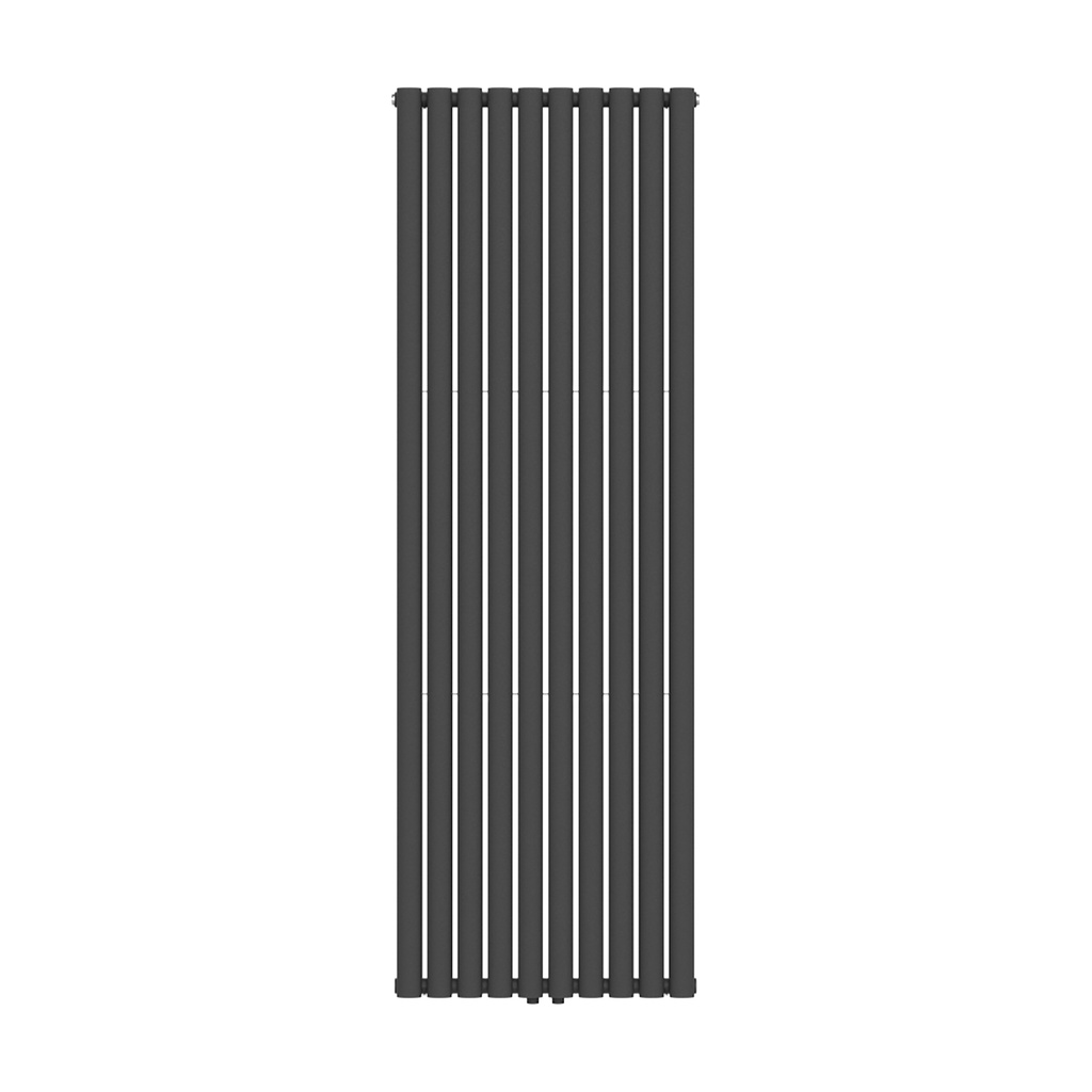 [OB12-1800590] VERTI OVALHEIZKÖRPER – 1800X600 – 2050W – MATTSCHWARZ