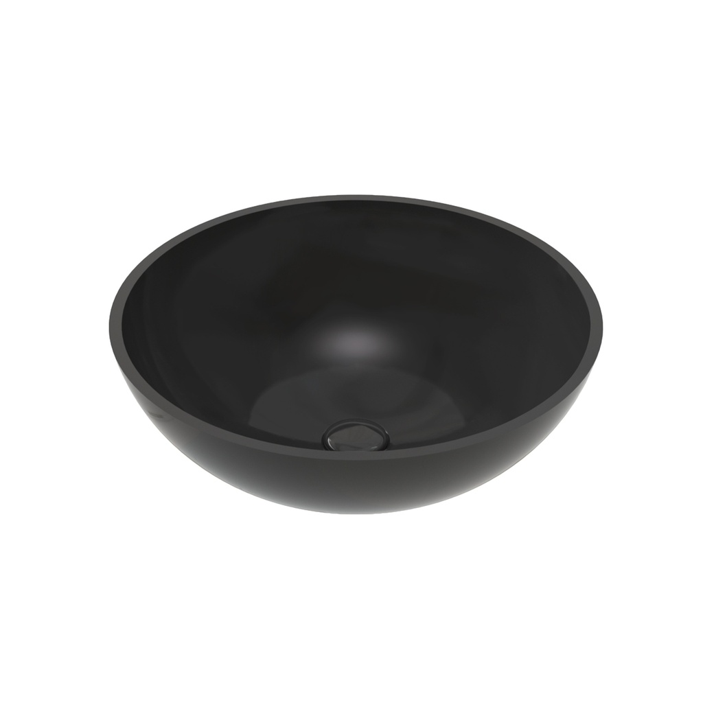[PER-B] PRO SOLID SURFACE OBERFLÄCHENWASCHSCHÜSSEL (42X14CM) - SCHWARZ
