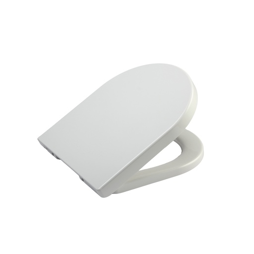 [PM0402] PREMIUM WC-SITZ – SOFT-Close – Schnellverschluss – Topfix – Duroplast – Edelstahlscharniere – glänzendes Weiß