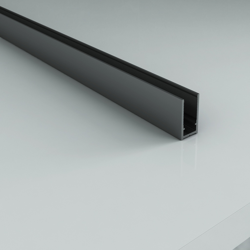WANDPROFIL FÜR DUSCHWAND – 200 CM – GUNMETAL