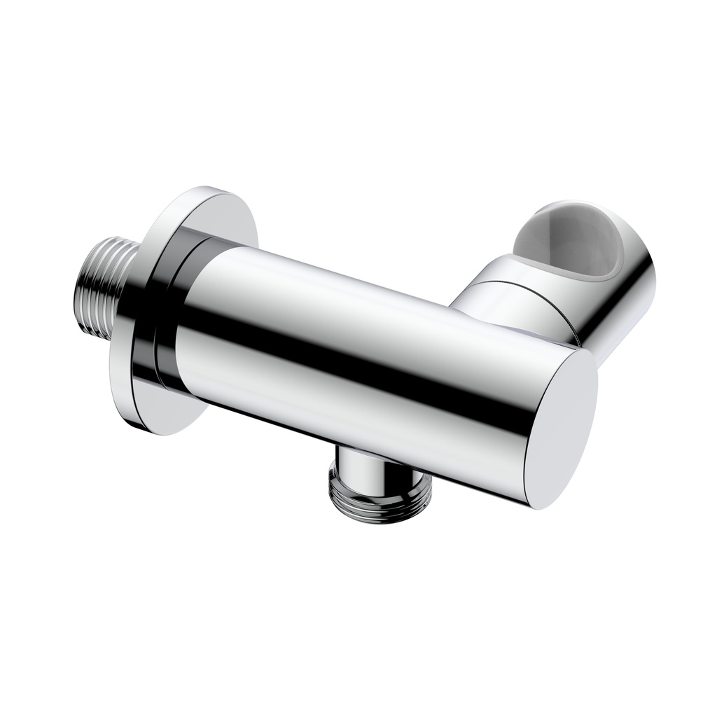 UNIFORMA WANDANSCHLUSS ELEVATION MIT WASSERANSCHLUSS UND HANDBRAUSENHALTER - KIPPBAR - CHROM