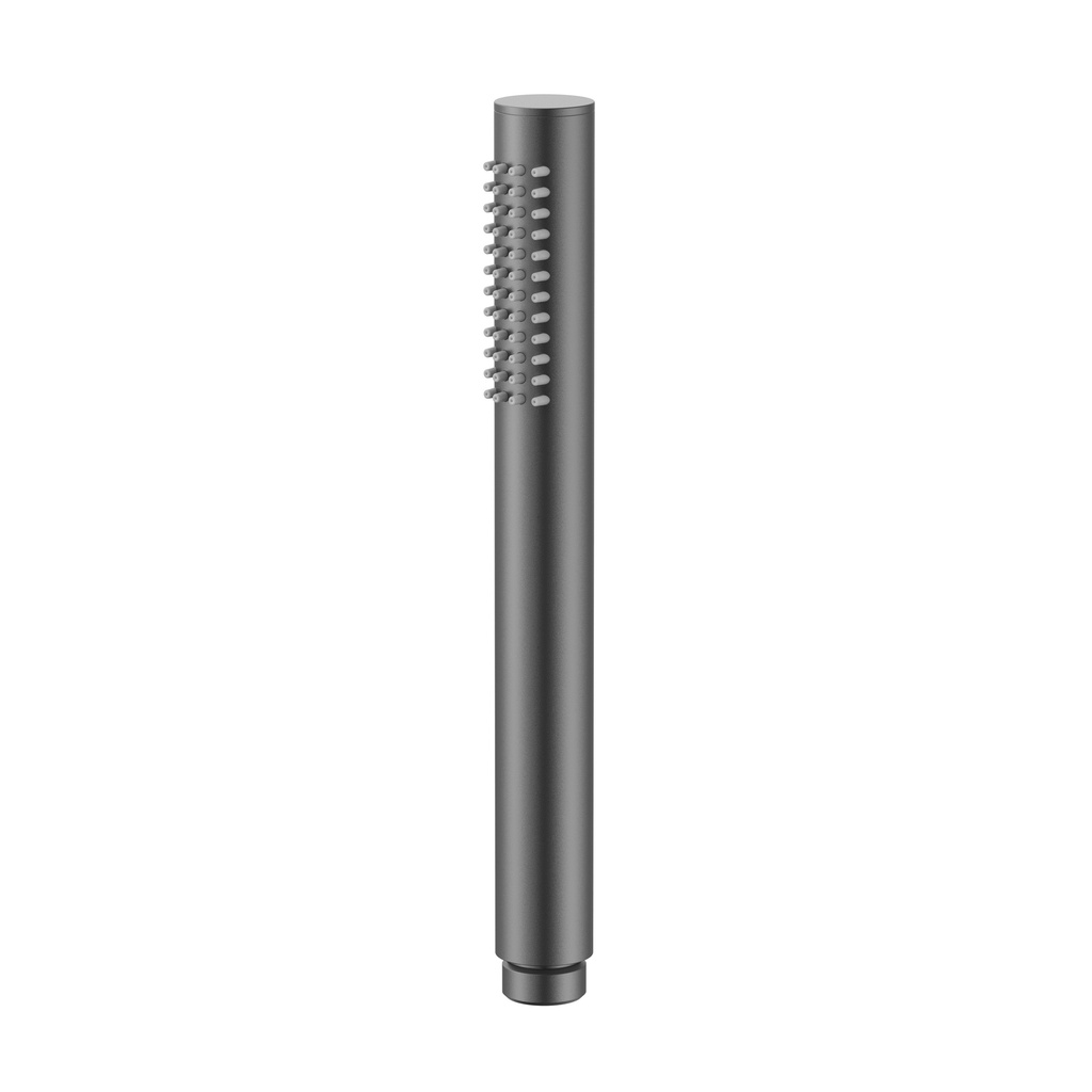 [PRM0235-GG] EINHEITLICHE HANDBRAUSE – RUND – 1 STÄNDER – EDELSTAHL – 21 CM – GUNMETAL (PVD)