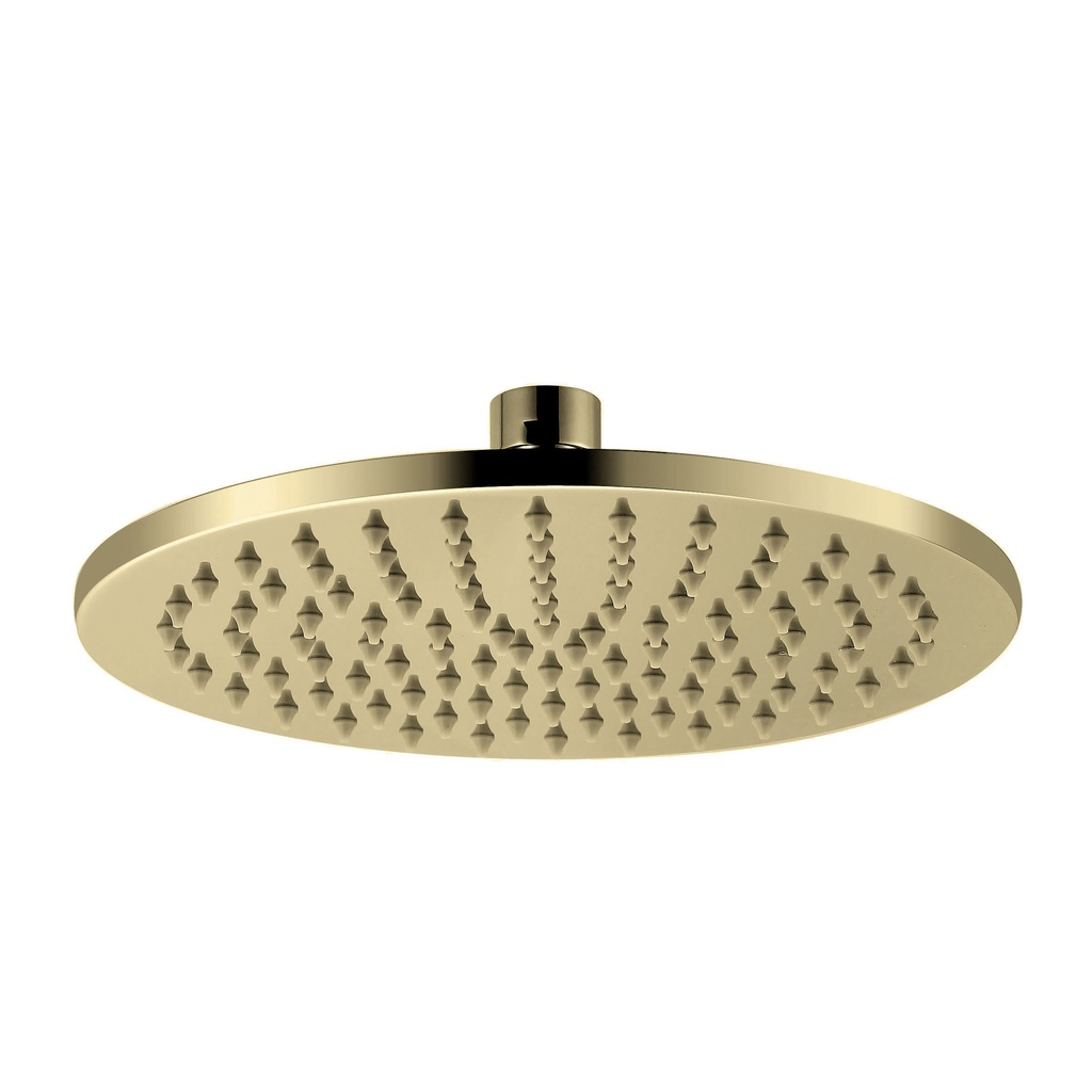 EINHEITLICHE KOPFBRAUSE – RUND – 30 CM – GEBÜRSTETES GOLD (PVD)