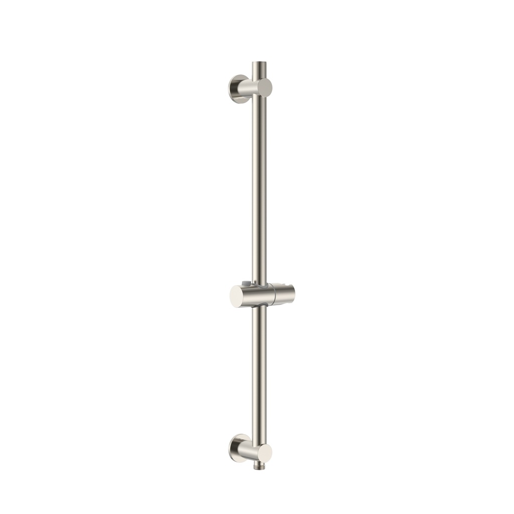 UNIFORMA DUSCHSEITENSTANGE – MIT WASSERANSCHLUSS – 69 CM – GEBÜRSTETER EDELSTAHL