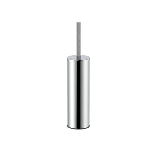 [PRM8800-C] STRIA WC-BÜRSTE MIT HALTER – GRIFF MIT RAFFINIERTER RIDGE-STRUKTUR – HÄNGEND UND STEHEND – MIT KUNSTSTOFF-INNENTOPF – CHROM