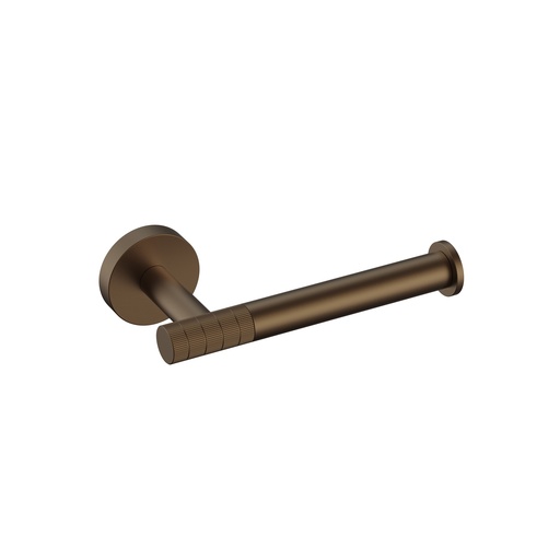[PRM8802-BB] STRIA WC-ROLLENHALTER MIT FESTEM ARM – GERIPPTSTRUKTUR-FINISH – BRAUNE BRONZE (PVD)