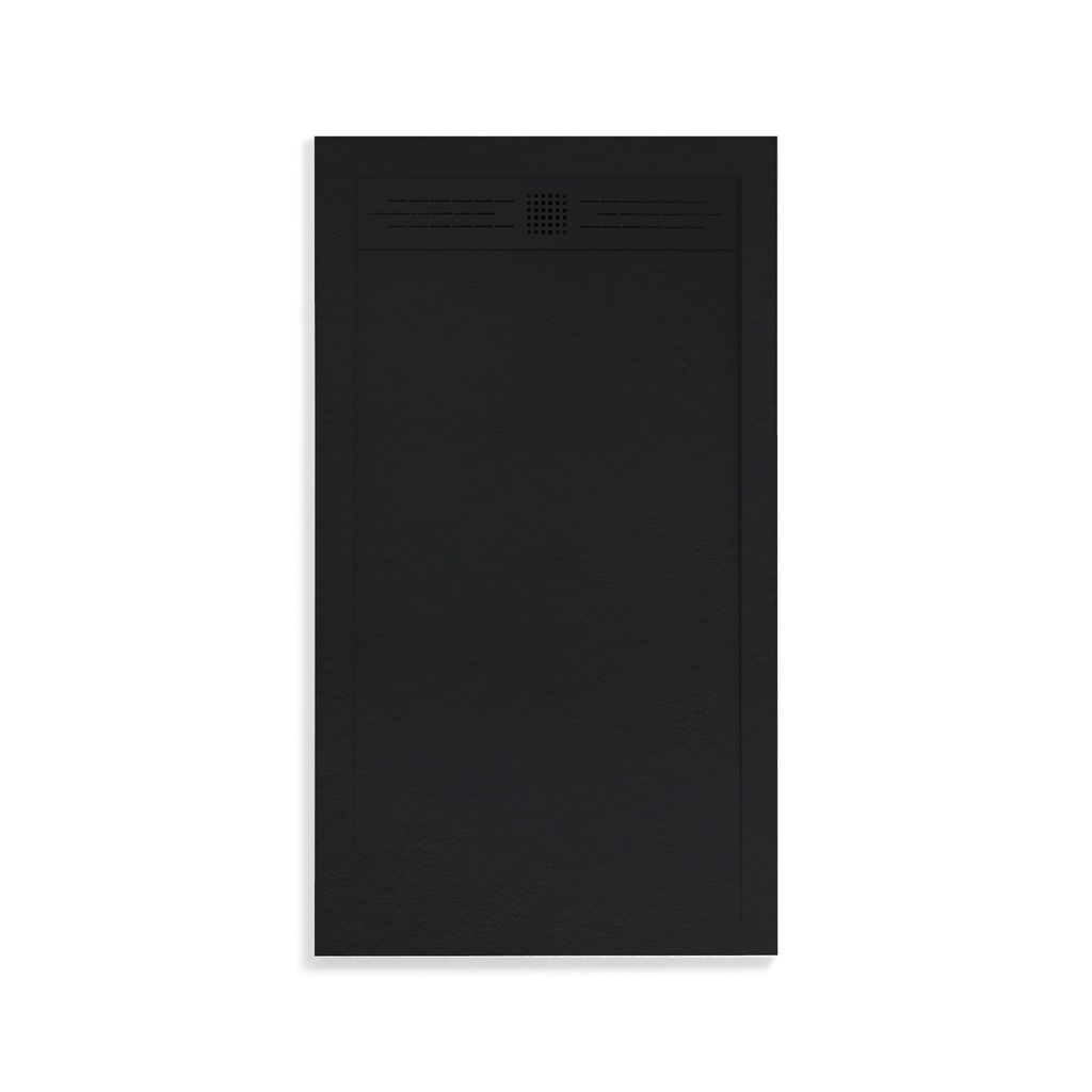 ELITE DUSCHWANNE – KOMPOSIT – 160X90X3CM – MATTSCHWARZ