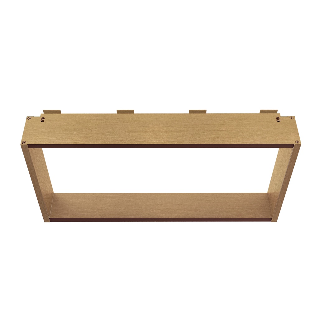 [SHF-060BB] AUSSENGRÖSSE FÜR DUSCHWAND – 4 HANDTUCHHAKEN – ALUMINIUM – 60X30X8 CM – BRAUNE BRONZE