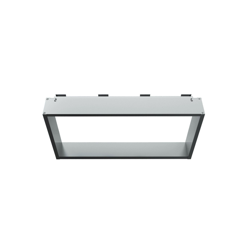 [SHF-060C] SEITENHALTERUNG FÜR DUSCHWAND – 4 HANDTUCHHAKEN – ALUMINIUM – 60X30X8 CM – GLÄNZENDES ALUMINIUM
