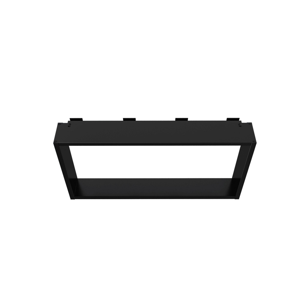 [SHF-060MB] AUSSENGRÖSSE FÜR DUSCHWAND – 4 HANDTUCHHAKEN – ALUMINIUM – 60X30X8 CM – MATTSCHWARZ