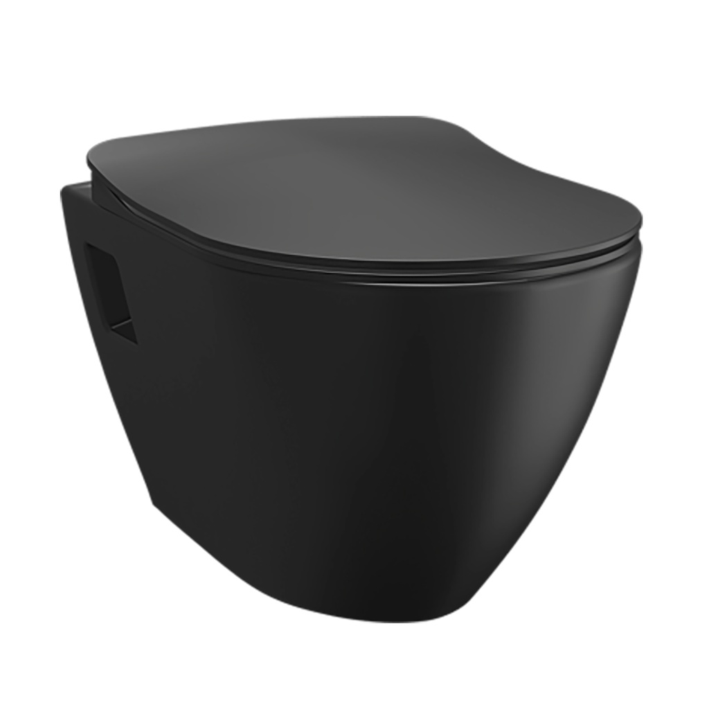 [TP325-51KK00E-0000] CREAVIT TERRA HÄNGE-TOILETTE – OHNE SITZ – CHARCOAL BLACK