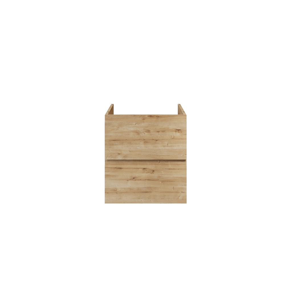 [XL-SLY060.08A] SALLY XL WASCHBECKEN-UNTERSCHRANK - 2 SCHUBLADEN - SOFTCLOSE - GRIFFLOS - 56X60X45,3 CM - SAFIR