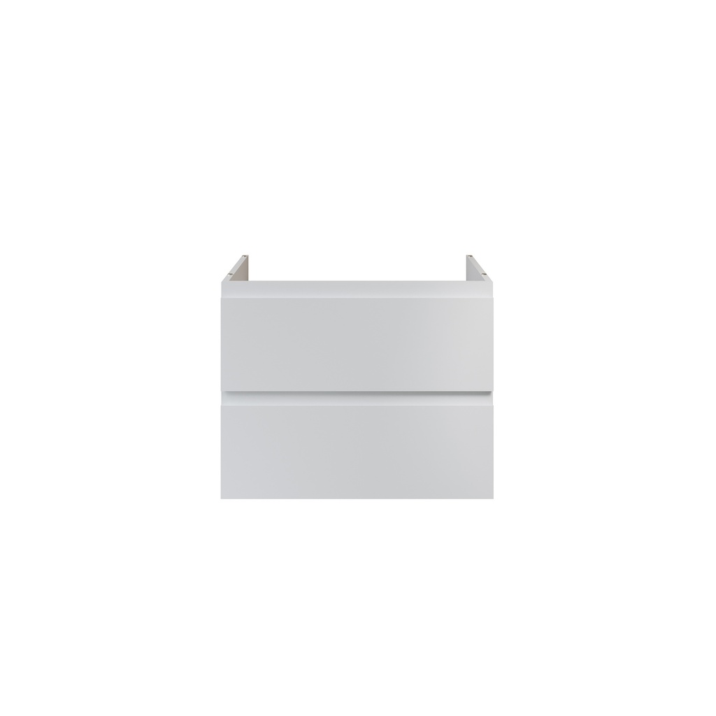 SALLY XL WASCHBECKEN-UNTERSCHRANK - 2 SCHUBLADEN - SOFTCLOSE - GRIFFLOS - 76X60X45,3 CM - MATTWEISS