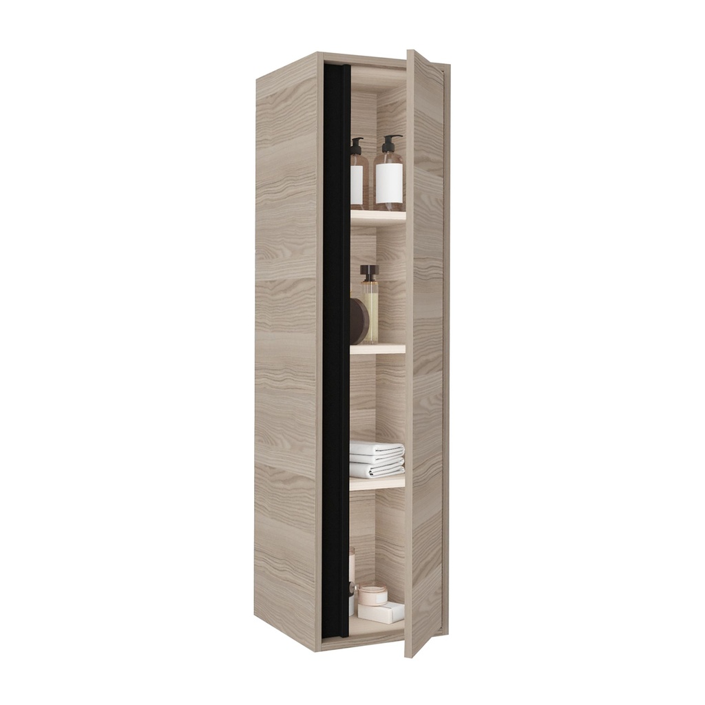 SHARP SÄULENSCHRANK (135 cm) – HASELNUSS