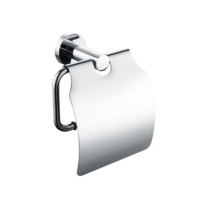 WC-ROLLENHALTER MIT Klappe – CHROM