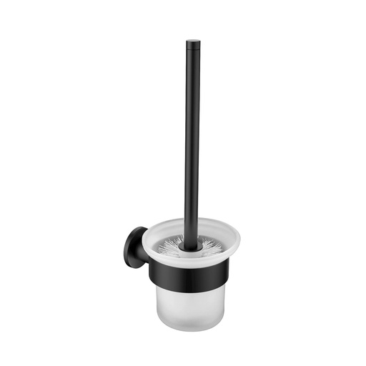 [CR8627-B] WC-BÜRSTE MIT HALTER – GLASSTANGE – MATTSCHWARZ