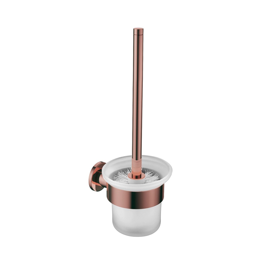 WC-BÜRSTE MIT HALTER – GLASSTANGE – GEBÜRSTETES KUPFER