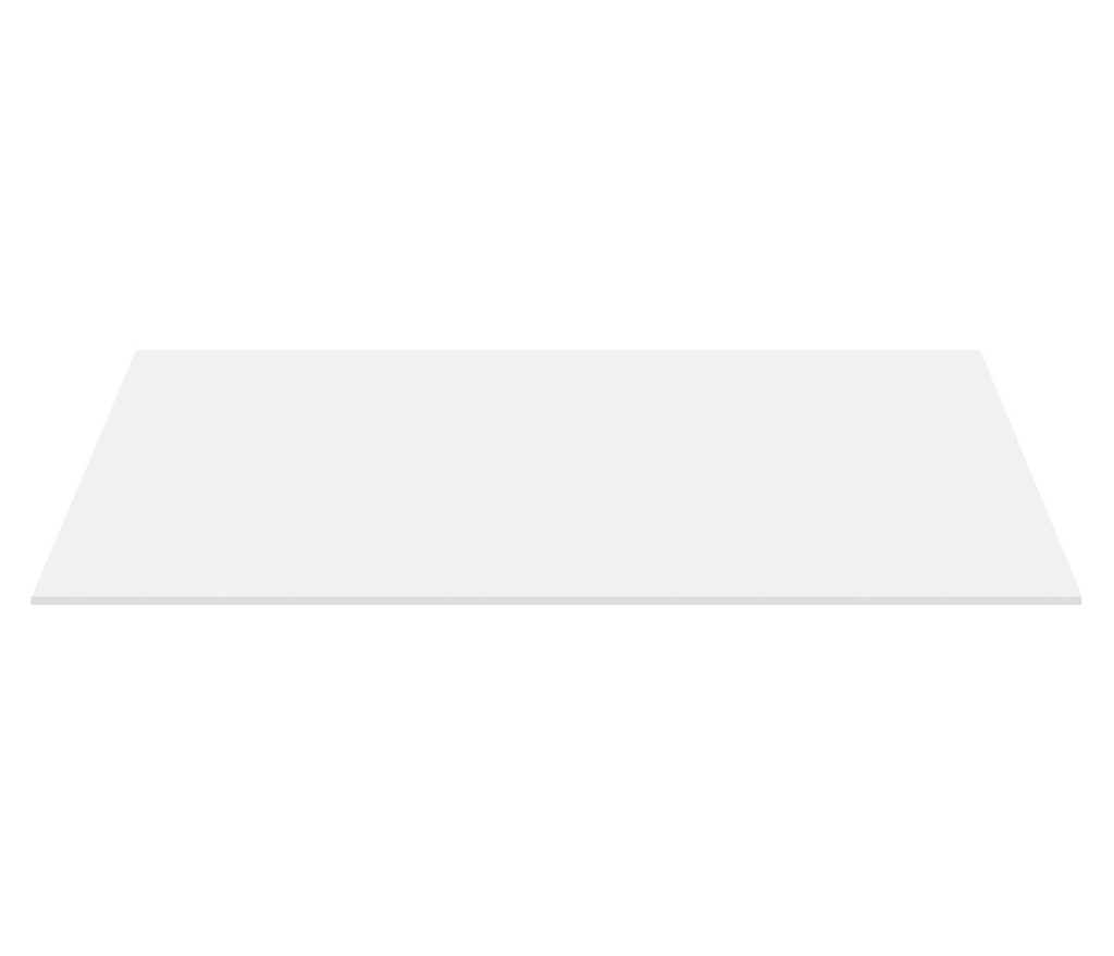 WASCHBECKEN TABLET MDF (118,4X45,5X2,6 CM) - MATTWEIß