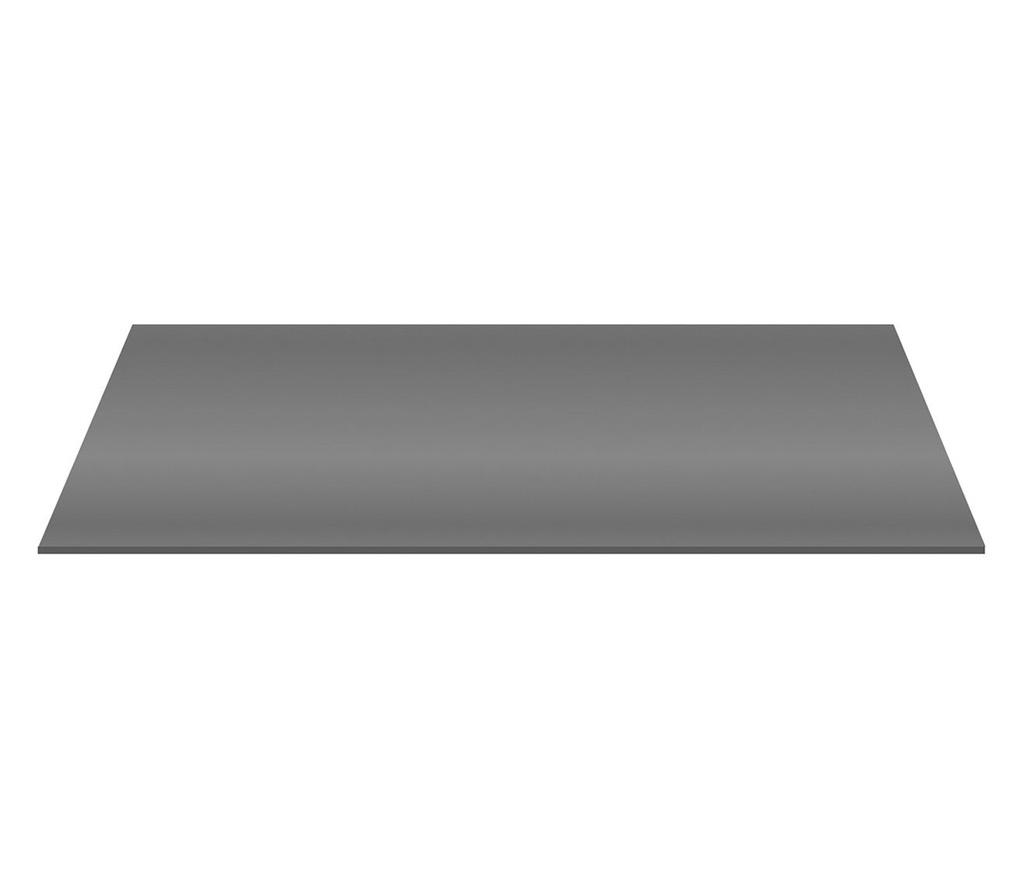 WASCHBECKEN TABLET MDF (118,4X45,5X2,6 CM) - GLÄNZEND GRAU