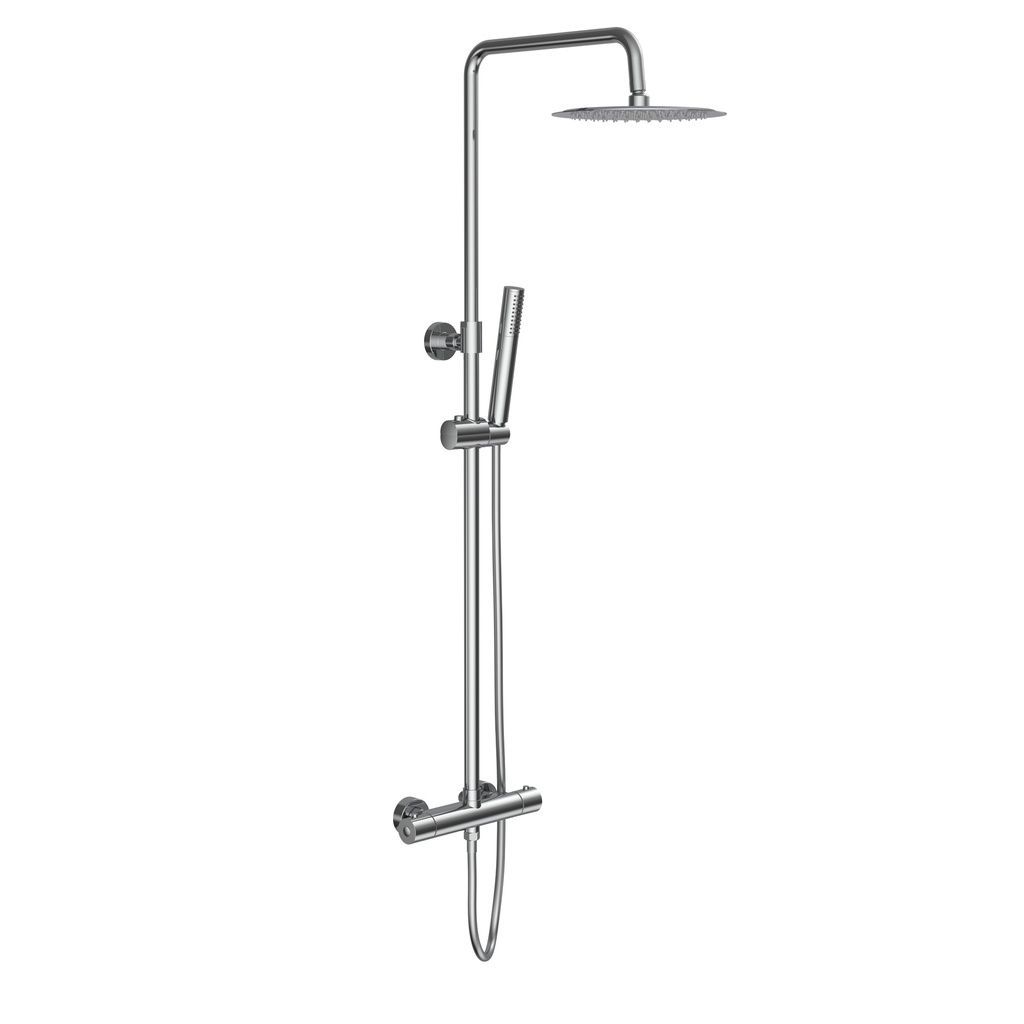 [OPT1] Optima Rondo Regenduschset thermostatisch - Chrom