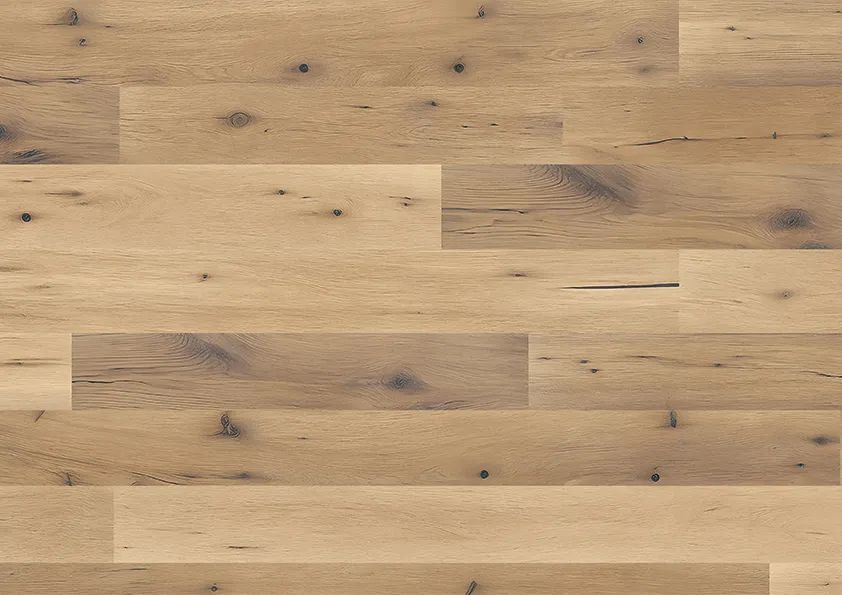 Natura Parkett LHD Eiche Granero Weiß – 14/3 x 190 x 1900 mm